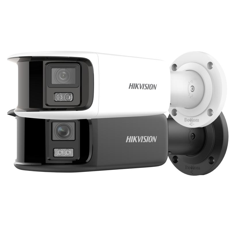 كاميرا مراقبة Hikvision DS-2CD2T87G2P-LSU/SL ColorVu 8MP بانورامية بصوت وإنذار