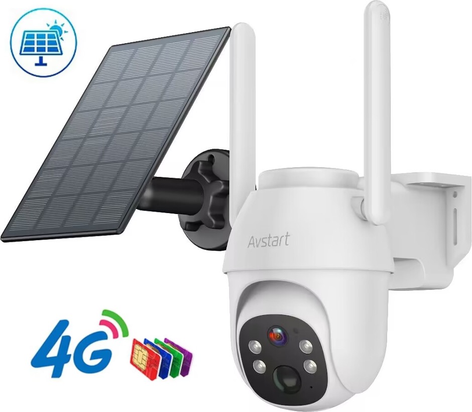 كاميرا مراقبة خلوية 4G SG330-4G متحركة بالطاقة الشمسية 3MP