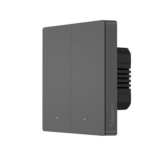 مفتاح جداري ذكي SONOFF M5-2C-86 ثنائي القناة بالأزرار الميكانيكية