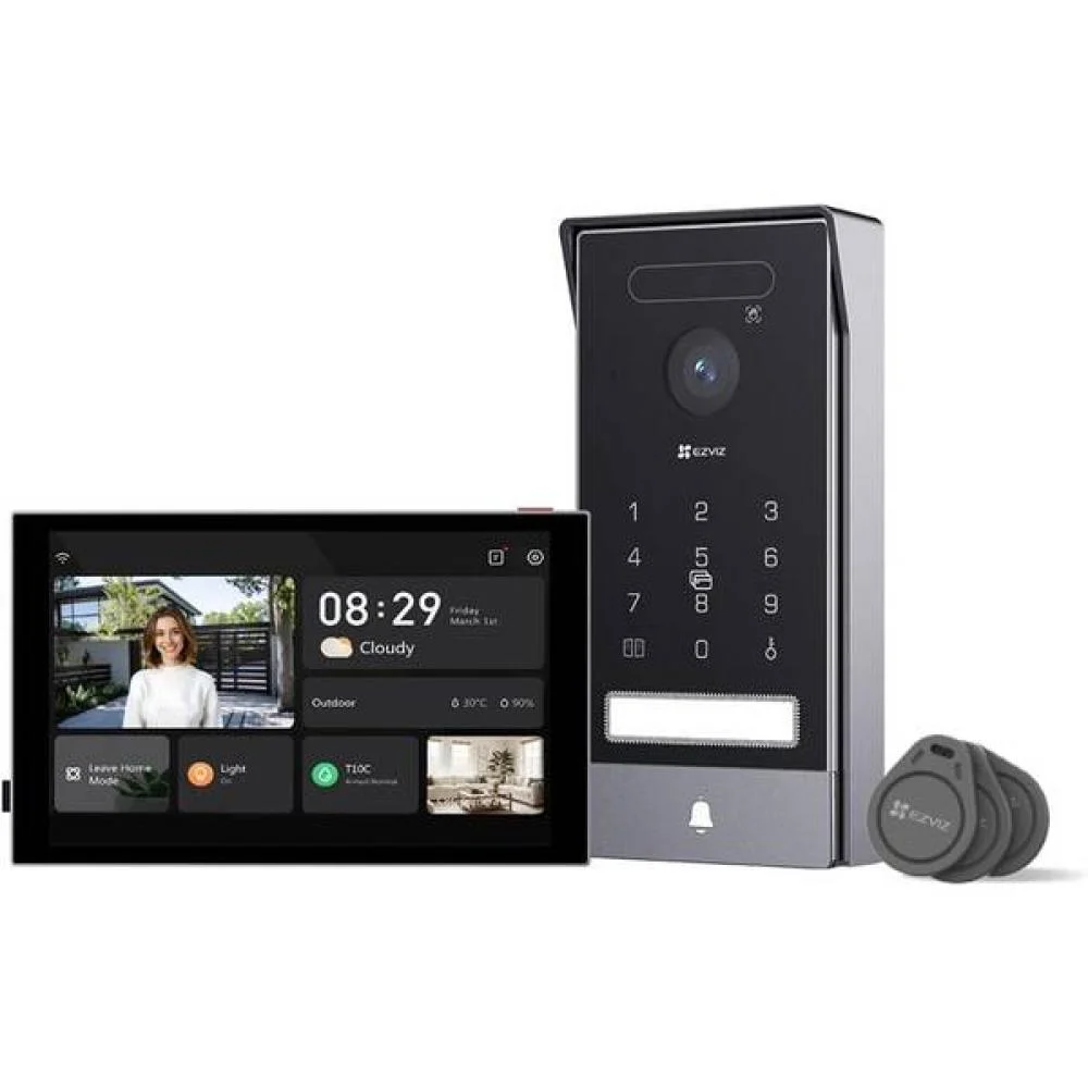 إنتركوم فيديو EZVIZ CS-HP7 بدقة 2K مع شاشة 7 بوصات وفتح باب عن بُعد